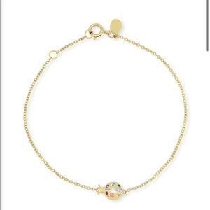 Stephanie Gottlieb Multicolor Ladybug Bracelet